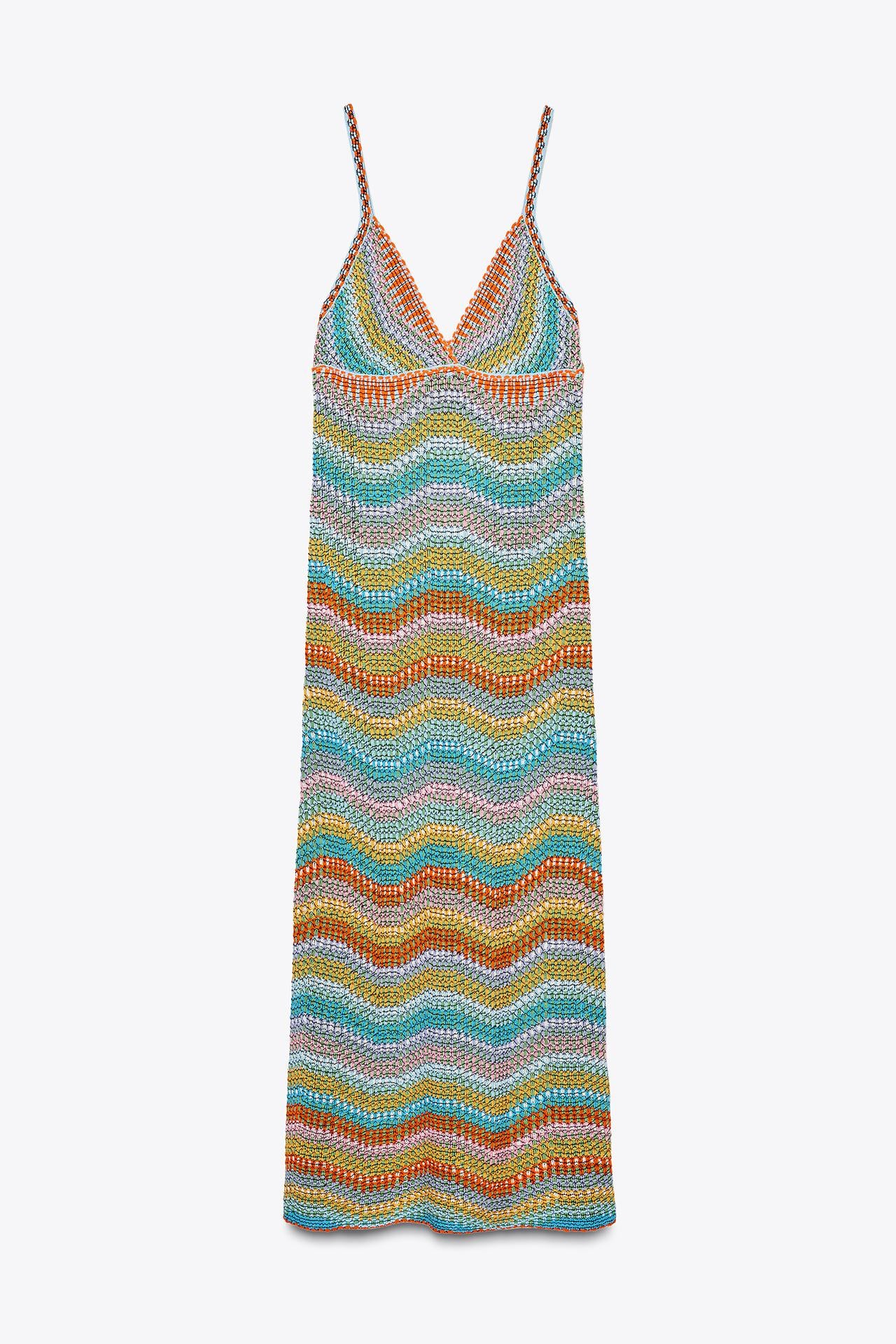 VESTIDO DE CROCHÊ COM ALÇAS