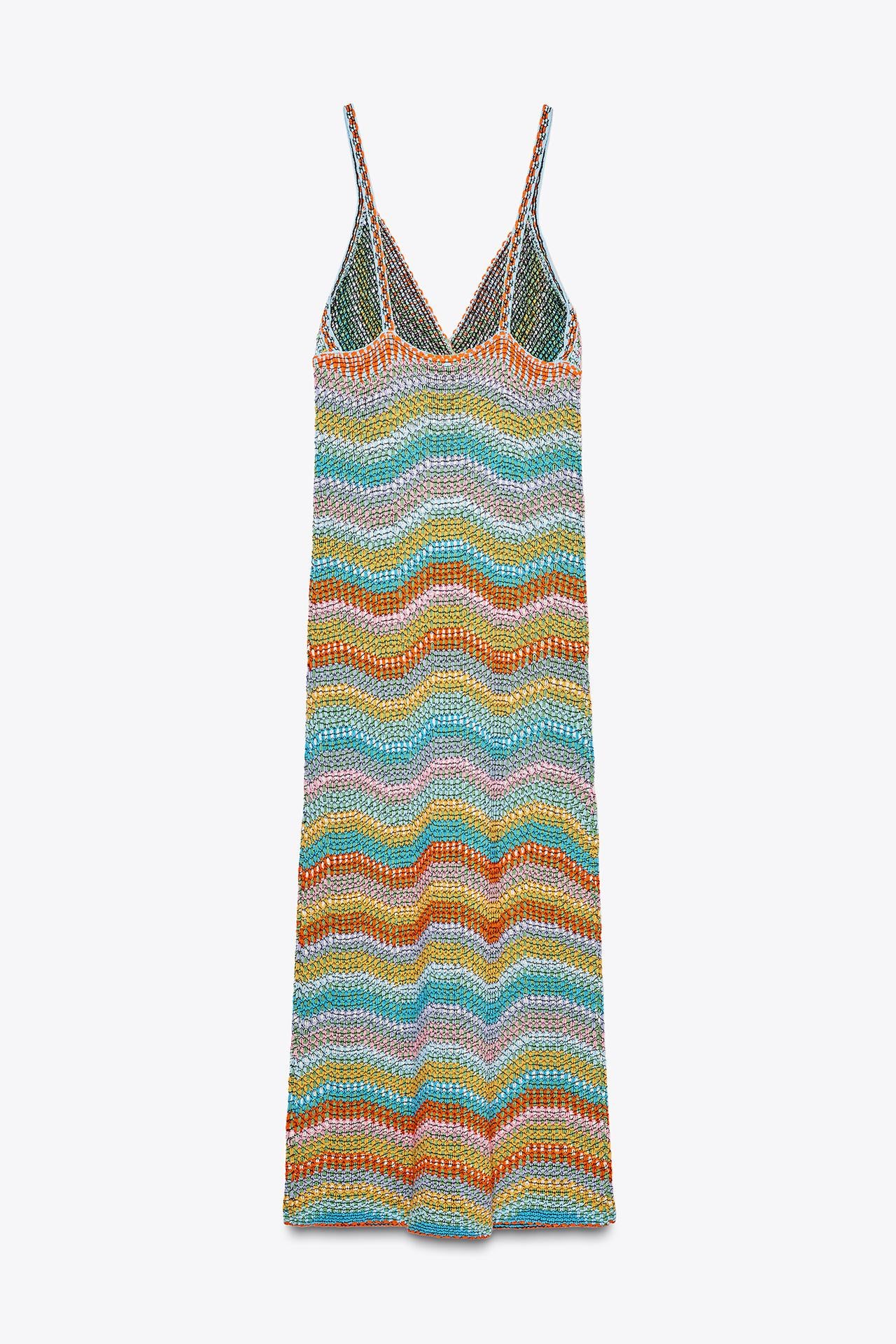 VESTIDO DE CROCHÊ COM ALÇAS