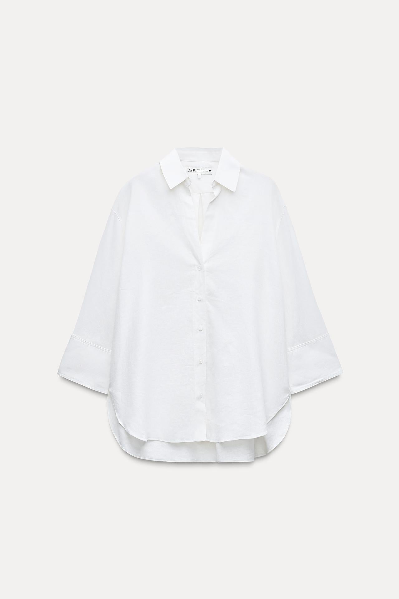 CAMISA COM LINHO MARFIM