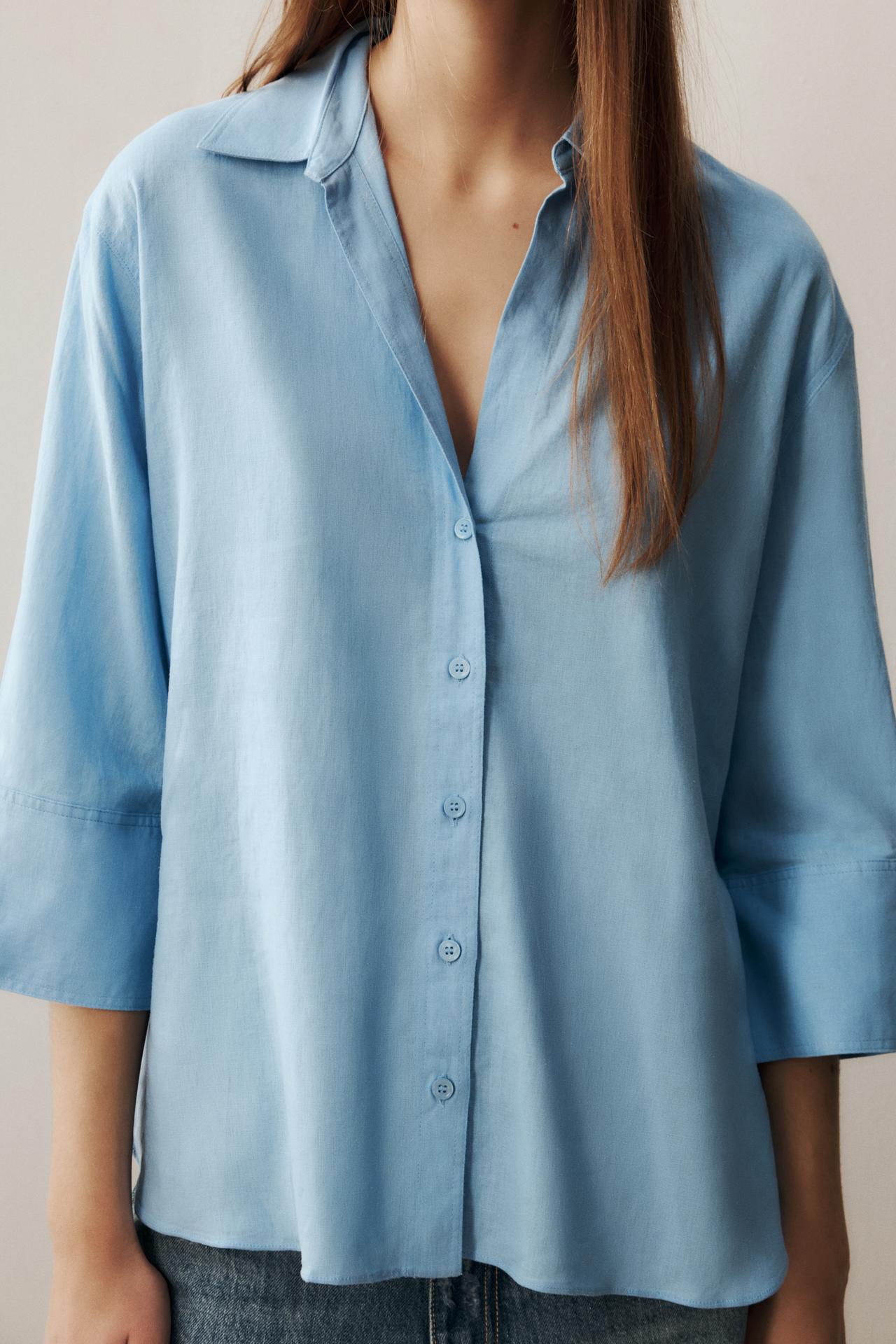 CAMISA COM LINHO