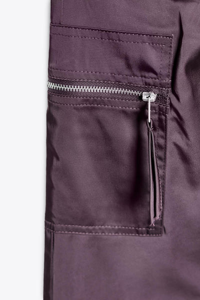 CALÇA CARGO ACETINADA