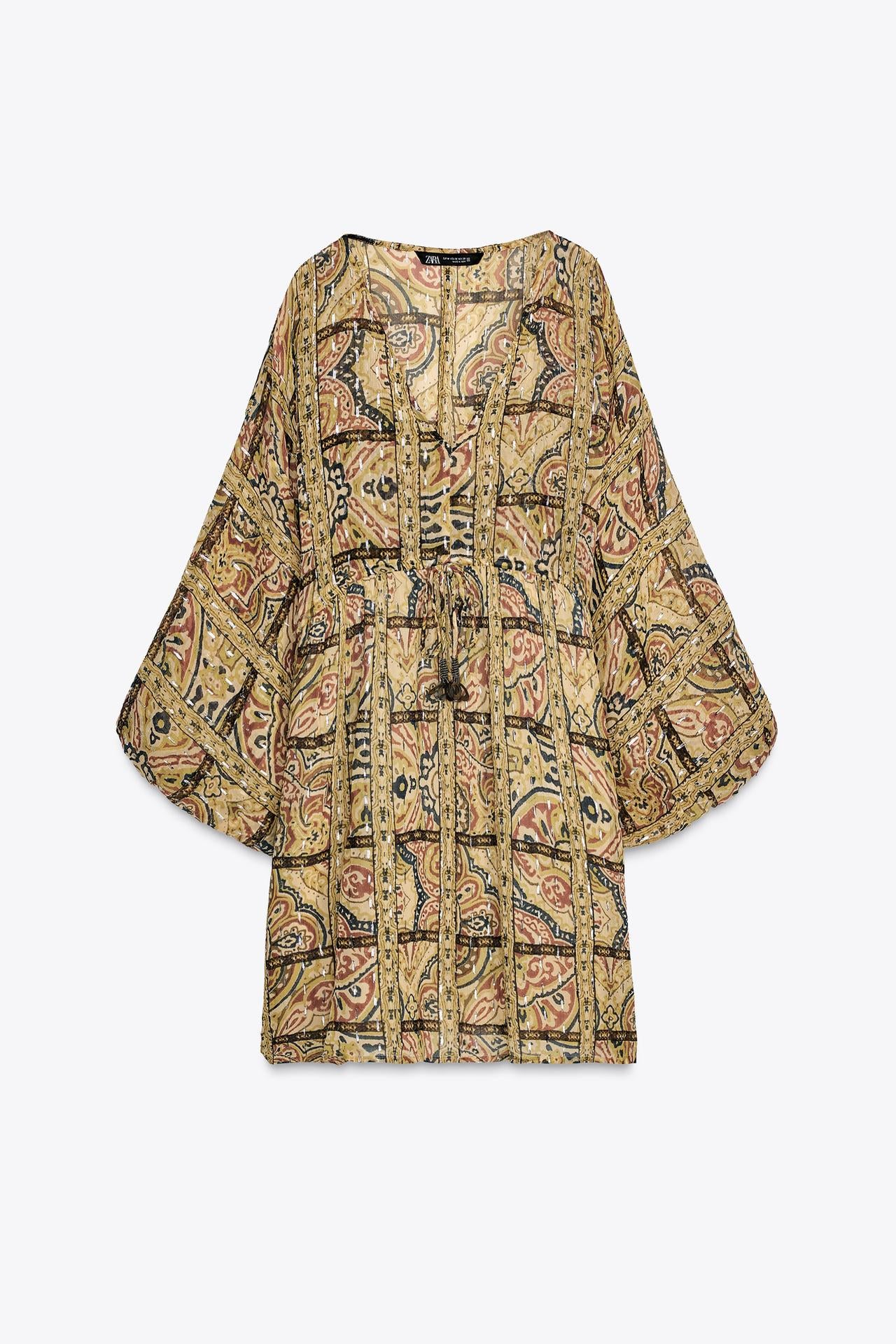 VESTIDO MINI ESTAMPADO