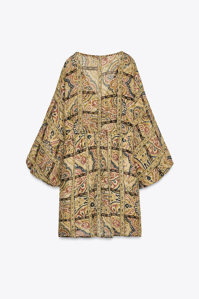 VESTIDO MINI ESTAMPADO