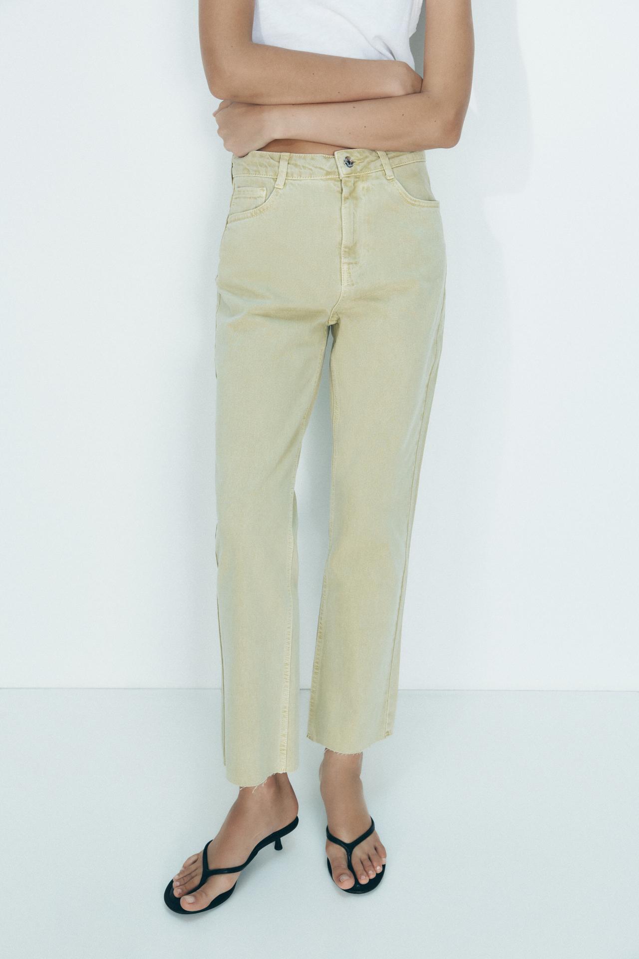 JEANS VERDE 1975 RETOS DE CINTURA ALTA