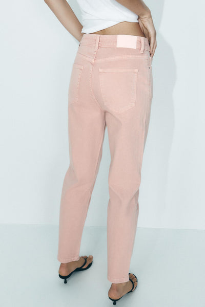 JEANS ROSA 1975 LEG DE CINTURA ALTA