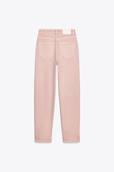 JEANS ROSA 1975 LEG DE CINTURA ALTA