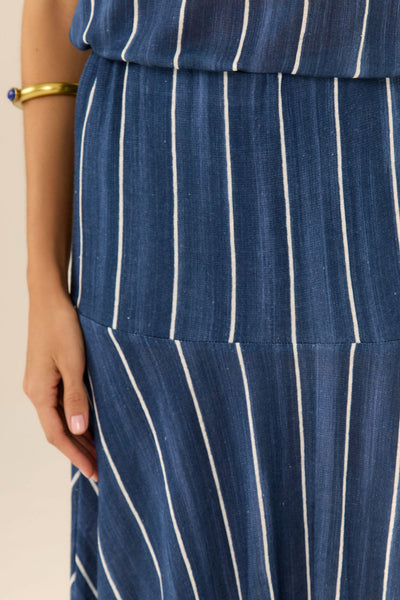 Saia Midi Estampa Brush