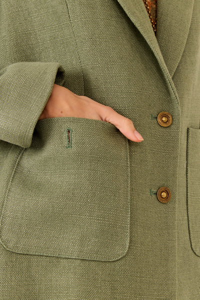 Blazer Alfaiataria Linho