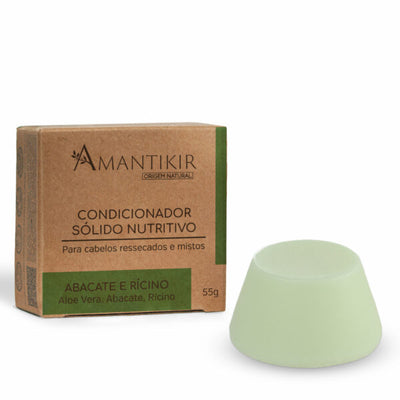 Condicionador Sólido Nutritivo – Abacate e Rícino 55g