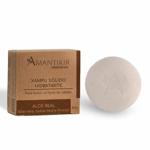 Xampu Sólido Hidratante – Aloe Real 80g