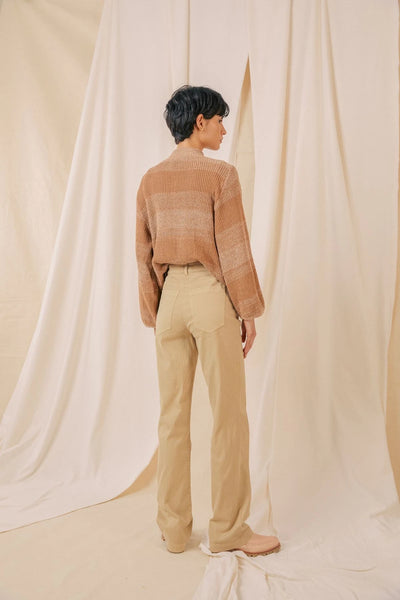 Calça Slim Cintura Alta Amarilis - Algodão Orgânico
