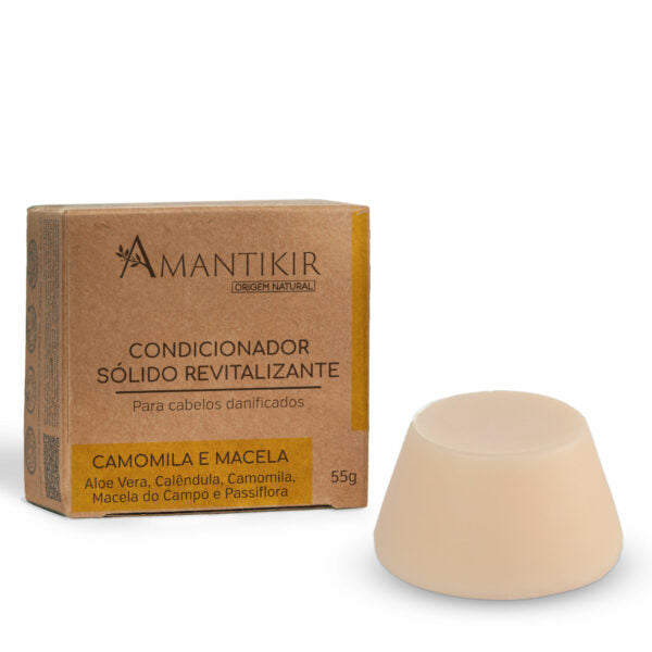 Condicionador Sólido Revitalizante – Camomila e Macela 55g