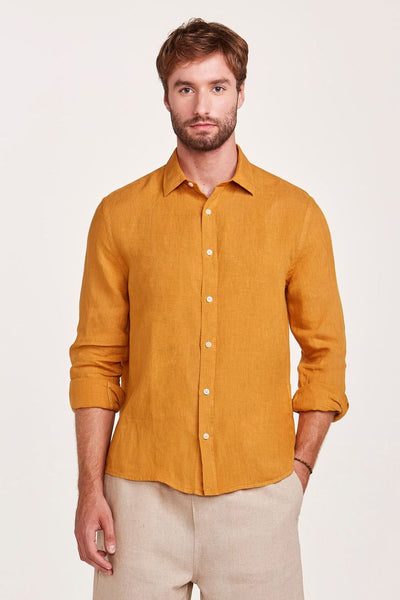 Camisa Linho em Cor Solar