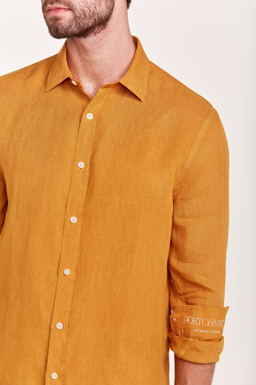 Camisa Linho em Cor Solar