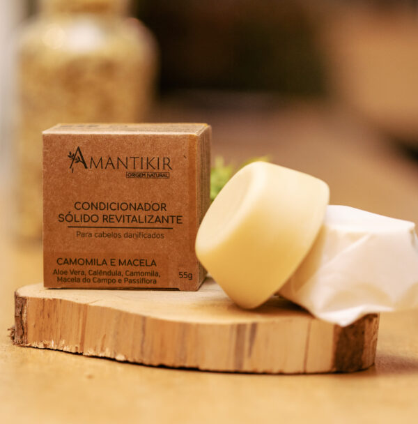 Condicionador Sólido Revitalizante – Camomila e Macela 55g