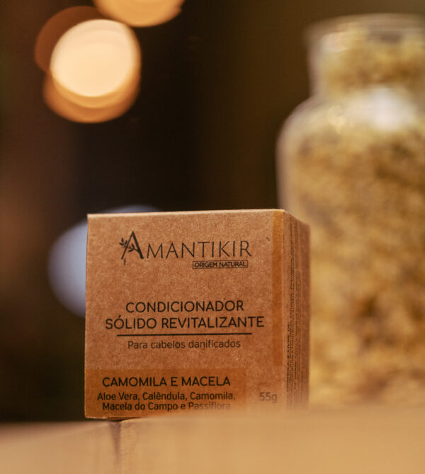 Condicionador Sólido Revitalizante – Camomila e Macela 55g