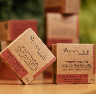 Condicionador Sólido Purificante – Copaíba e Melaleuca 55g