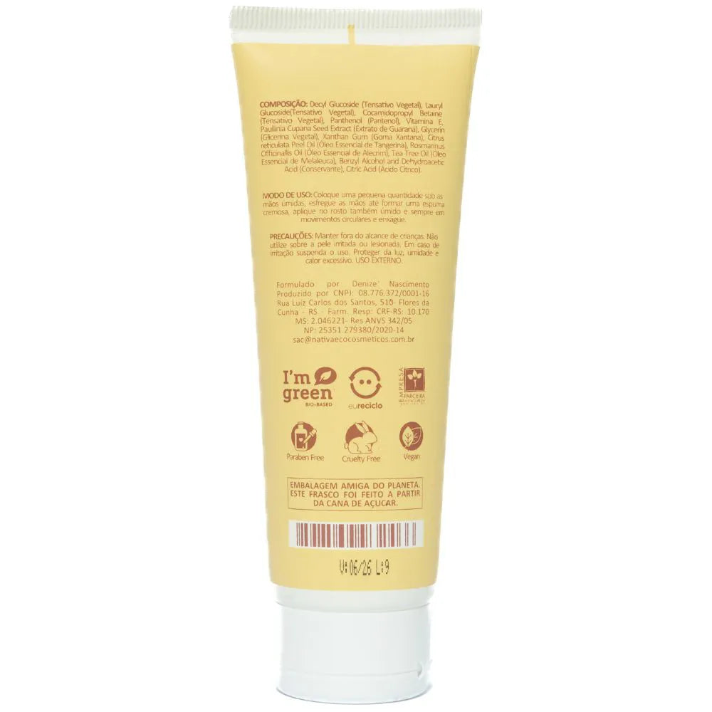 Gel de Limpeza - Guaraná e Tangerina NATIVA®