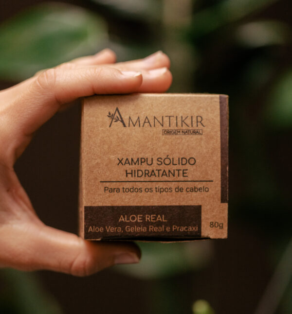 Xampu Sólido Hidratante – Aloe Real 80g